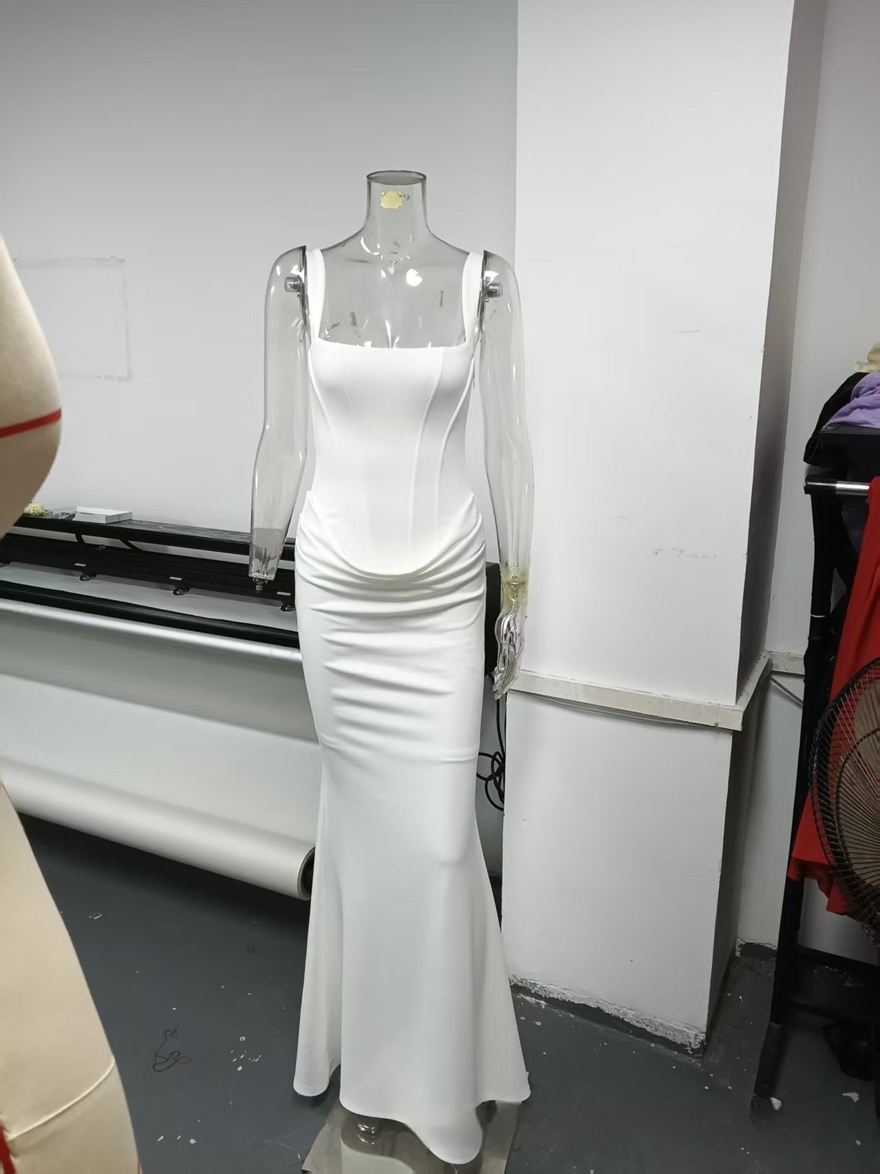Women's Solid Color Strappy Tie Dress