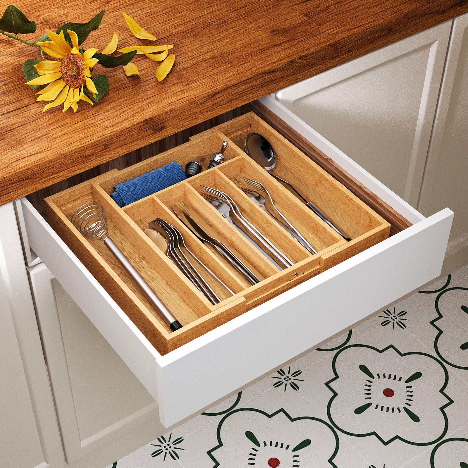 Kitchen Utensils Pull-out Retractable Home Bedside Tool Organizer