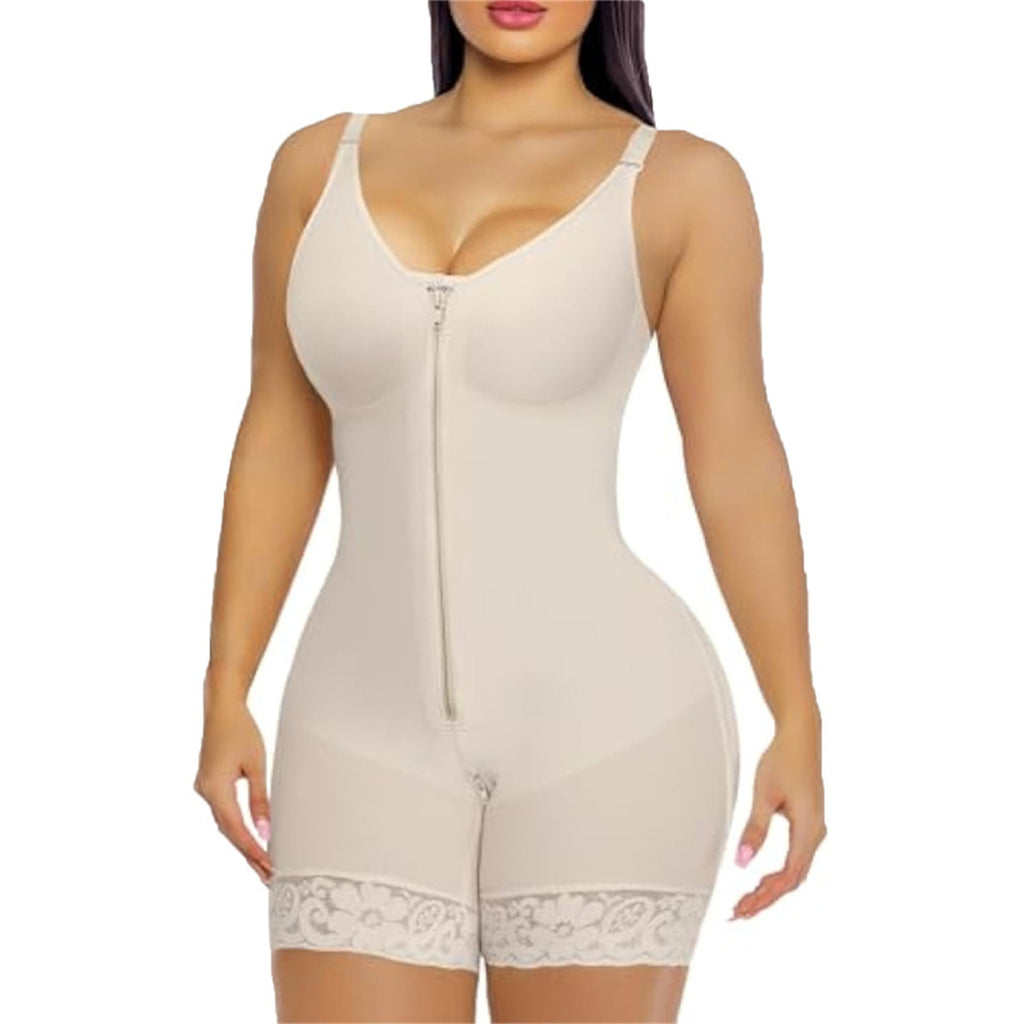 One-piece Corset Women With Chest Stitching Zipper